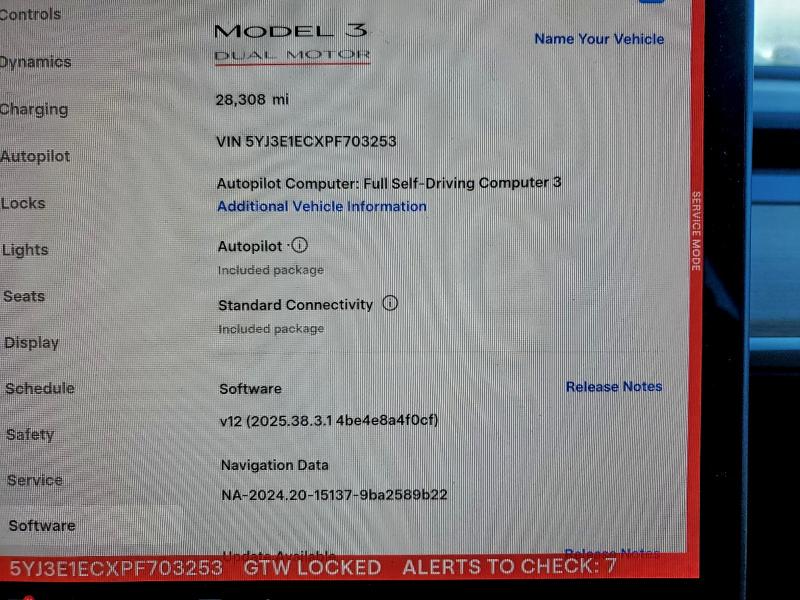 Aukcja sprzedaży 2023 Tesla Model 3, vin: 5YJ3E1ECXPF703253, numer aukcji: 96231325