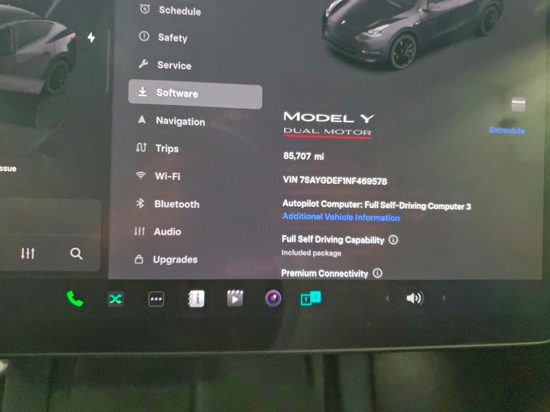 Продаж на аукціоні авто 2022 Tesla Model Y, vin: 7SAYGDEF1NF469578, номер лоту: 95207595