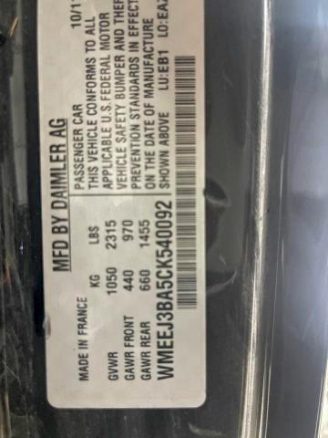 Aukcja sprzedaży 2012 Smart Fortwo Pur, vin: WMEEJ3BA5CK540092, numer aukcji: 98726045