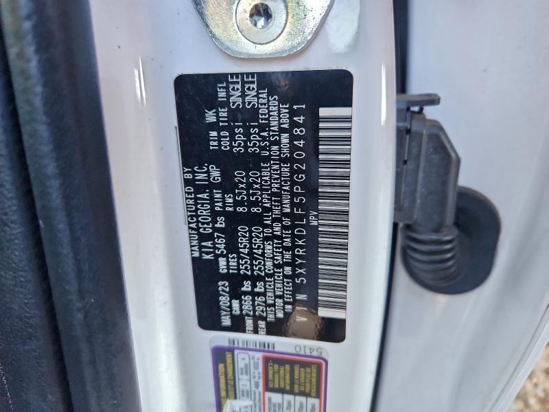 Продажа на аукционе авто 2023 Kia Sorento, vin: 5XYRKDLF5PG204841, номер лота: 96512915