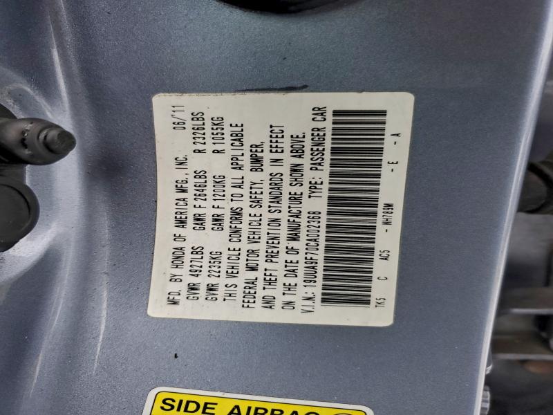 2012 Acura Tl მანქანა იყიდება აუქციონზე, vin: 19UUA9F70CA002368, აუქციონის ნომერი: 95715725