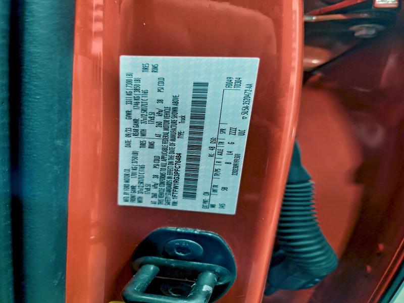 Aukcja sprzedaży 2023 Ford F150, vin: 1FTFW1RG3PFC76484, numer aukcji: 93728905