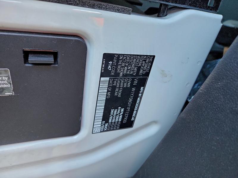 46403556 :رقم المزاد ، W1Y70BGY1PT127933 vin ، 2023 Mercedes-benz Sprinter مزاد بيع