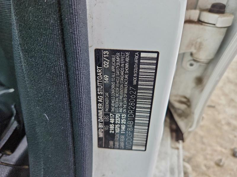 95633395 :رقم المزاد ، WDDGF8AB1DR280627 vin ، 2013 Mercedes-benz C مزاد بيع