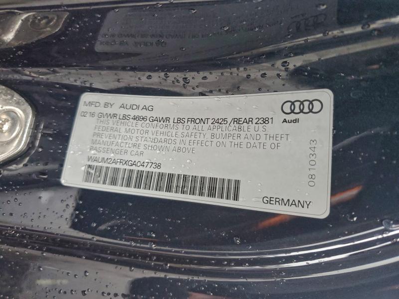Продажа на аукционе авто 2016 Audi A5, vin: WAUM2AFRXGA047738, номер лота: 95258835