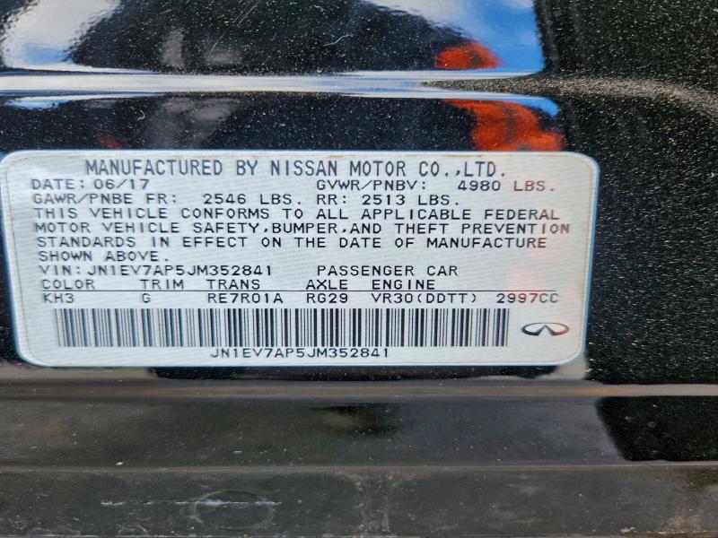 Продажа на аукционе авто 2018 Infiniti Q50 Luxe, vin: JN1EV7AP5JM352841, номер лота: 94318345
