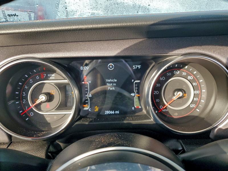 96591035 :رقم المزاد ، 1C6JJTEG6NL111464 vin ، 2022 Jeep Gladiator مزاد بيع