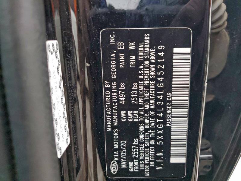 Продаж на аукціоні авто 2020 Kia Optima, vin: 5XXGT4L34LG452149, номер лоту: 95976255