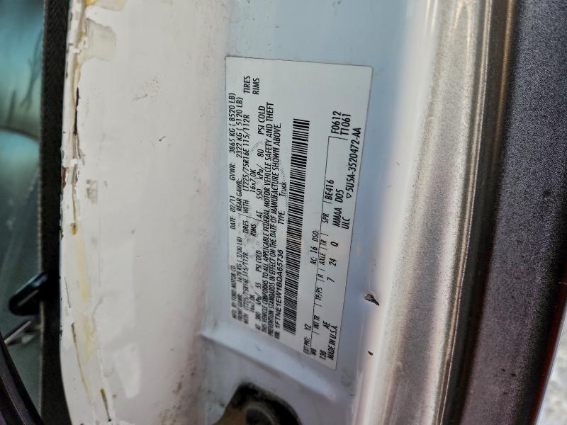 97226815 :رقم المزاد ، 1FTNE1EW1BDA65736 vin ، 2011 Ford E150 مزاد بيع