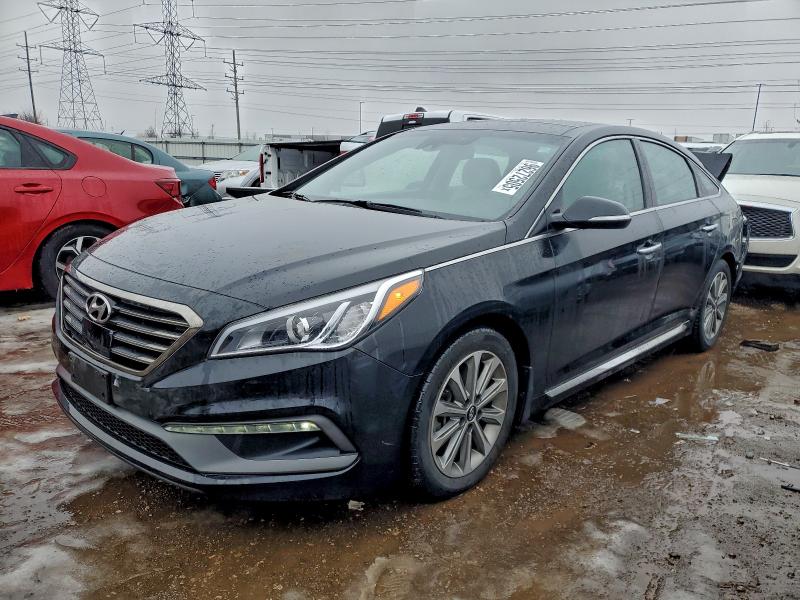 2016 Hyundai Sonata Spo მანქანა იყიდება აუქციონზე, vin: 5NPE34AF2GH321591, აუქციონის ნომერი: 96272505