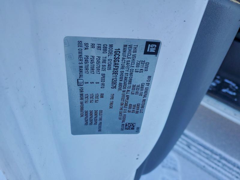 95529615 :رقم المزاد ، 1GCSGAFX8E1120676 vin ، 2014 Chevrolet Express G1 مزاد بيع