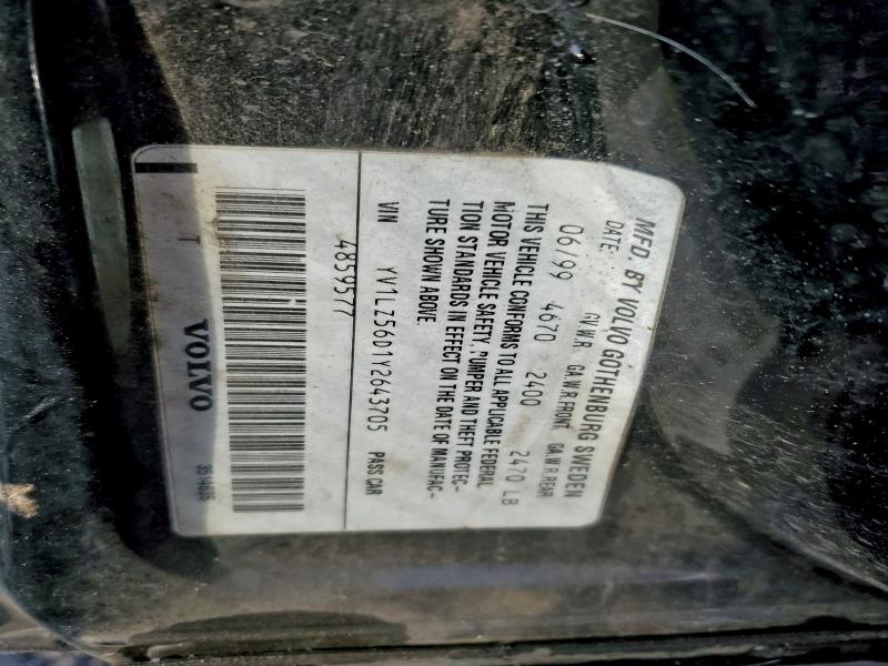 Aukcja sprzedaży 2000 Volvo V70, vin: YV1LZ56D1Y2643705, numer aukcji: 96584465