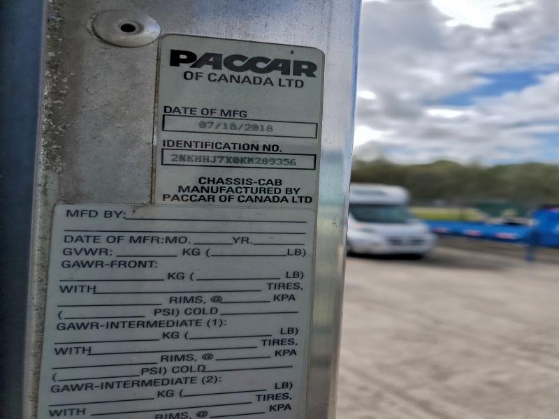 Продажа на аукционе авто 2019 Kenworth Constructi, vin: 2NKHHJ7X0KM289356, номер лота: 96511695