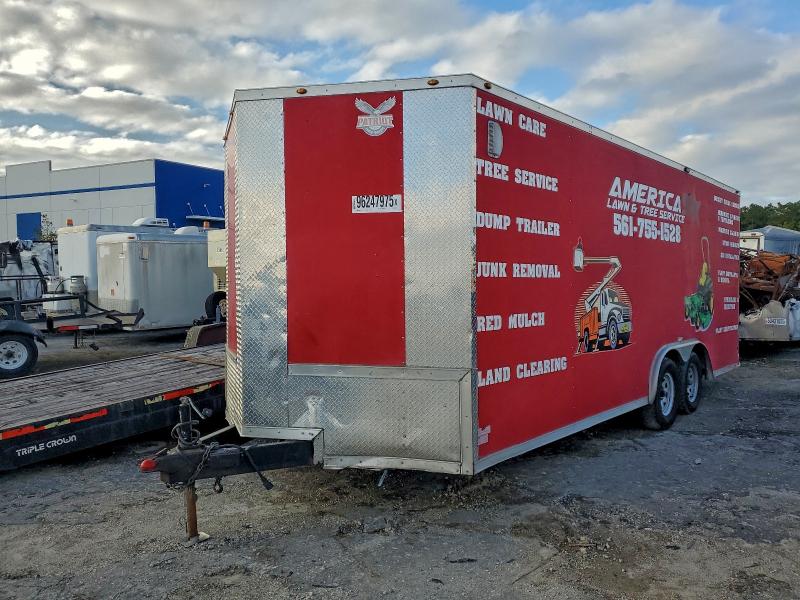 96247975 :رقم المزاد ، 7NGBE2027ND000221 vin ، 2022 Patriot Cargo Trailers مزاد بيع