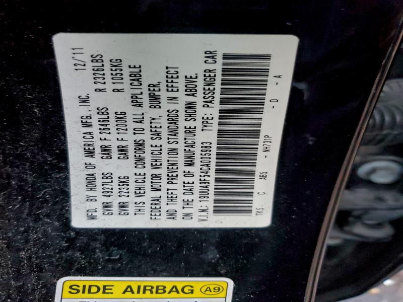 Продажа на аукционе авто 2012 Acura Tl, vin: 19UUA9F54CA005983, номер лота: 97631885