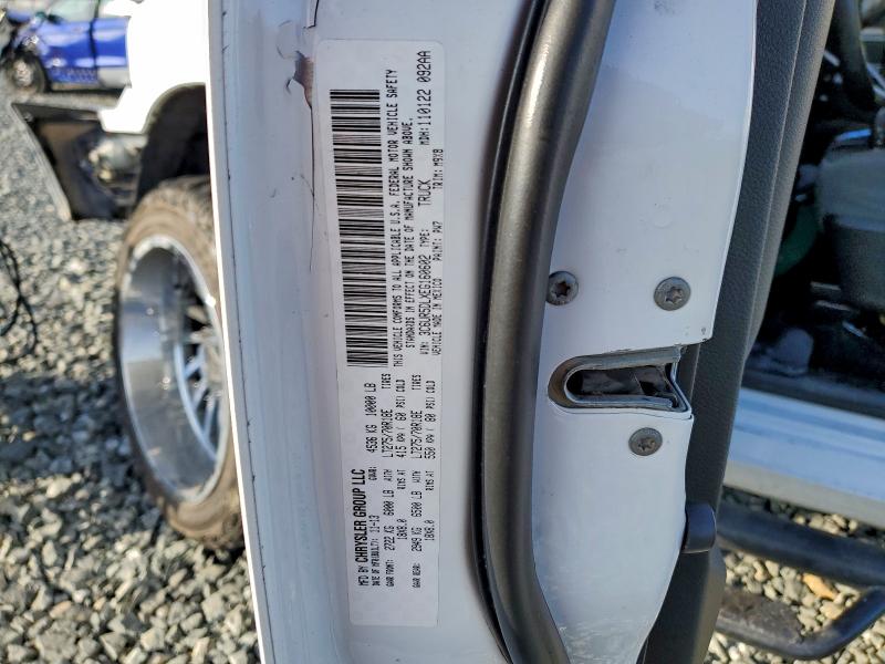 Продажа на аукционе авто 2014 Ram 2500 Slt, vin: 3C6UR5DLXEG160602, номер лота: 95547025