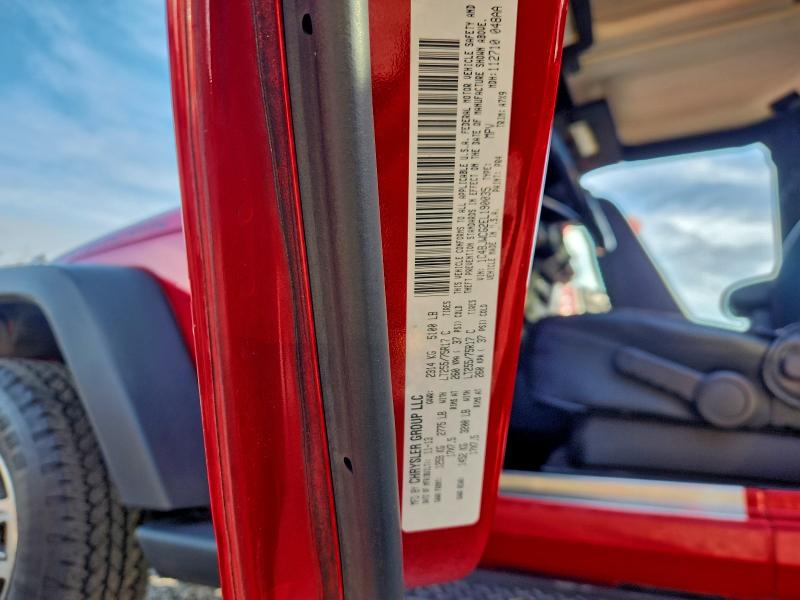 96368215 :رقم المزاد ، 1C4BJWCG2EL190035 vin ، 2014 Jeep Wrangler مزاد بيع