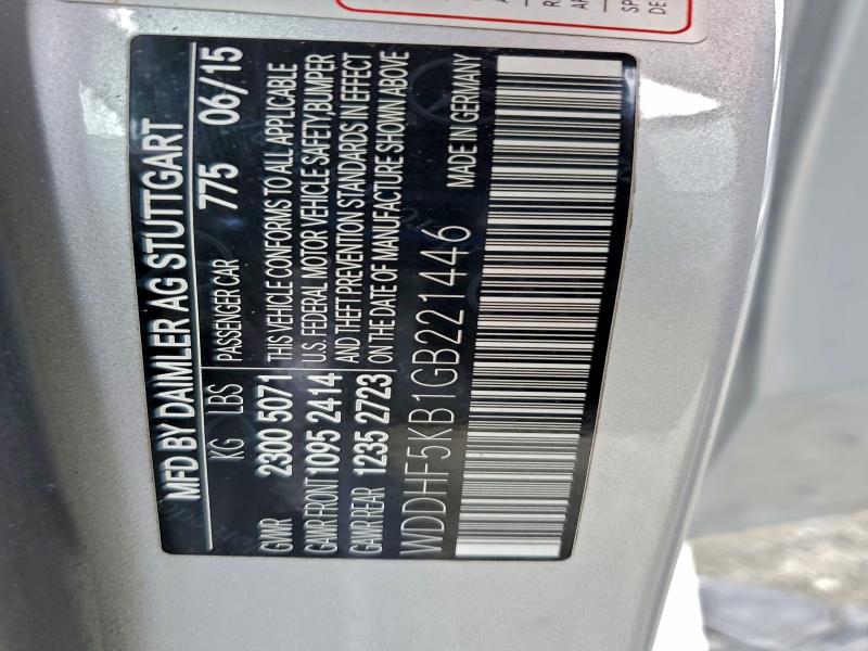 Aukcja sprzedaży 2016 Mercedes-benz E 350, vin: WDDHF5KB1GB221446, numer aukcji: 94985685