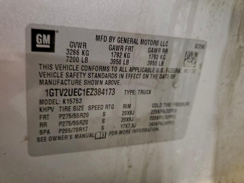 Продажа на аукционе авто 2014 Gmc Sierra, vin: 1GTV2UEC1EZ384173, номер лота: 95029485