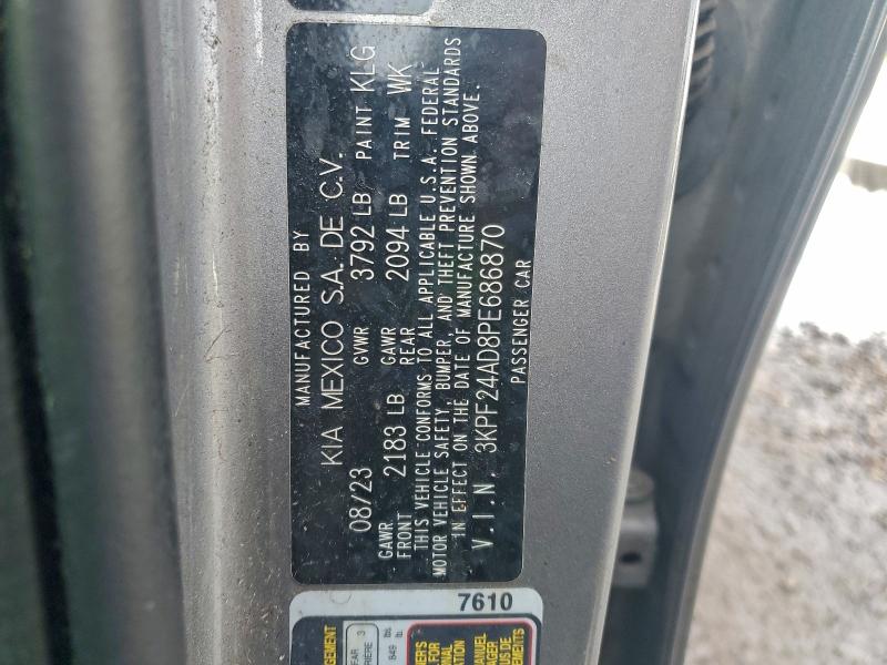 Aukcja sprzedaży 2023 Kia Forte, vin: 3KPF24AD8PE686870, numer aukcji: 94171735