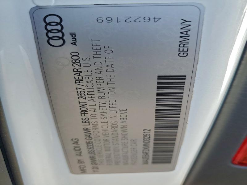 96593875 :رقم المزاد ، WAUE8AF2XMN032912 vin ، 2021 Audi A6 مزاد بيع