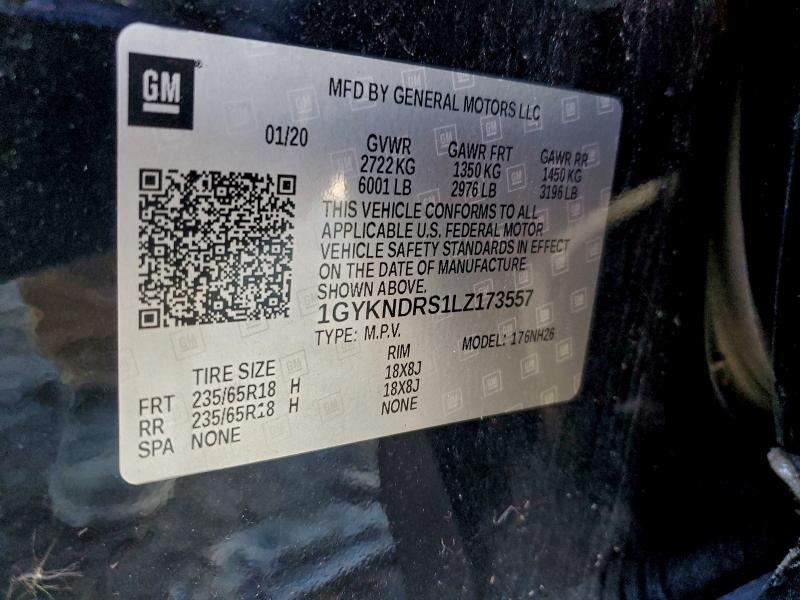 Aukcja sprzedaży 2020 Cadillac Xt5, vin: 1GYKNDRS1LZ173557, numer aukcji: 97860385
