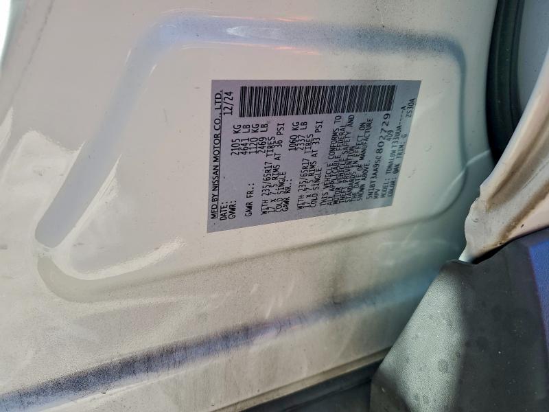 2025 Nissan Rogue მანქანა იყიდება აუქციონზე, vin: 5N1BT3AA9SC802729, აუქციონის ნომერი: 95622275