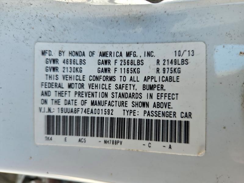 Aukcja sprzedaży 2014 Acura Tl Advance, vin: 19UUA8F74EA001592, numer aukcji: 96166355