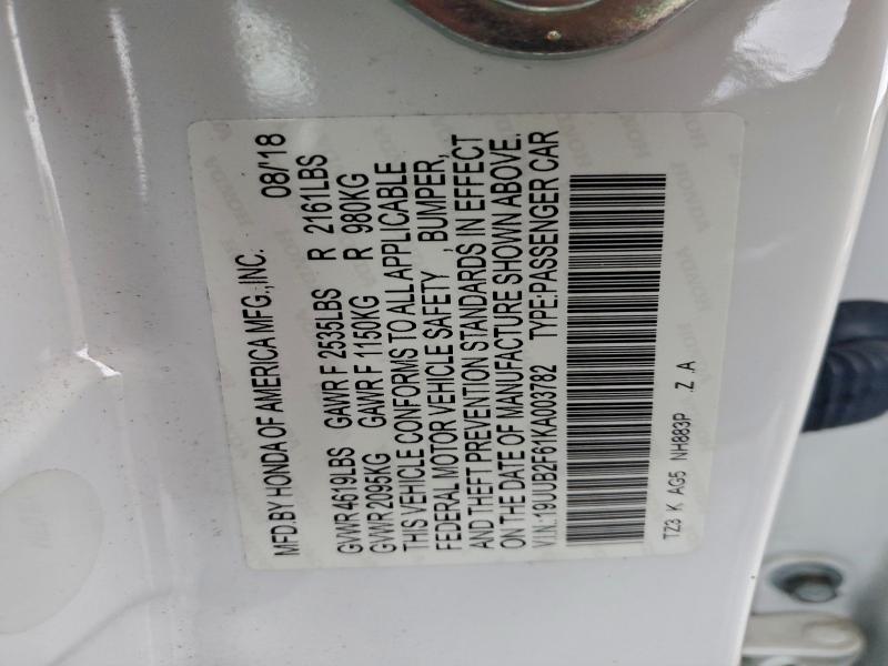 Продажа на аукционе авто 2019 Acura Tlx Techno, vin: 19UUB2F61KA003782, номер лота: 94982675