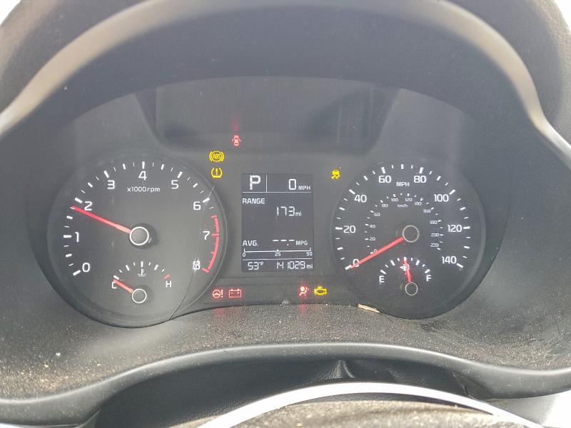 2019 Kia Rio მანქანა იყიდება აუქციონზე, vin: 3KPA24AB1KE198247, აუქციონის ნომერი: 95497065