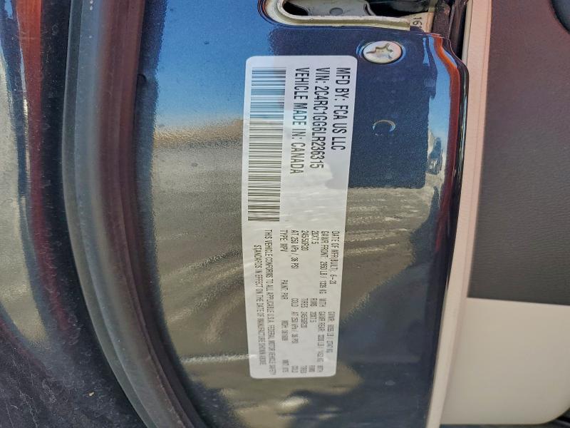 2020 Chrysler Pacifica L მანქანა იყიდება აუქციონზე, vin: 2C4RC1GG6LR236315, აუქციონის ნომერი: 96564915