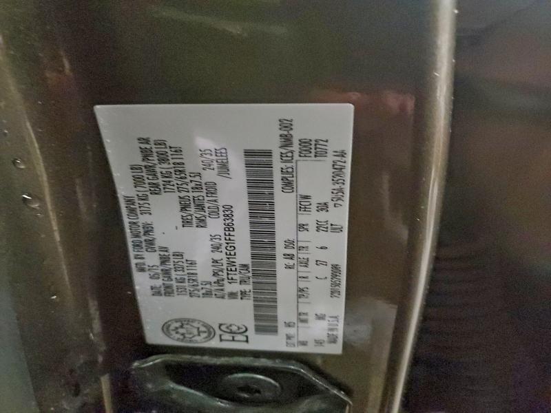 Aukcja sprzedaży 2015 Ford F150, vin: 1FTEW1EG1FFB63830, numer aukcji: 96301685