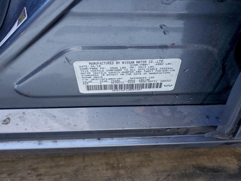Продажа на аукционе авто 2018 Infiniti Q50, vin: JN1EV7AP2JM591487, номер лота: 93061315
