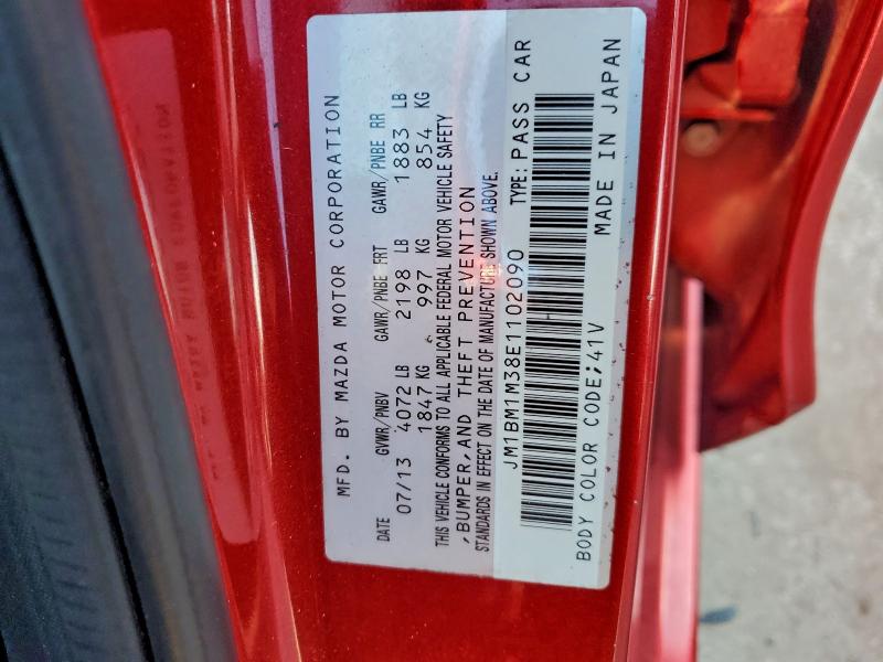 Продажа на аукционе авто 2014 Mazda 3, vin: JM1BM1M38E1102090, номер лота: 97229875