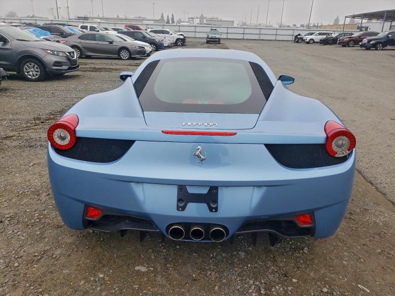 74289715 :رقم المزاد ، ZFF67NFA6C0182991 vin ، 2012 Ferrari 458 Italia مزاد بيع
