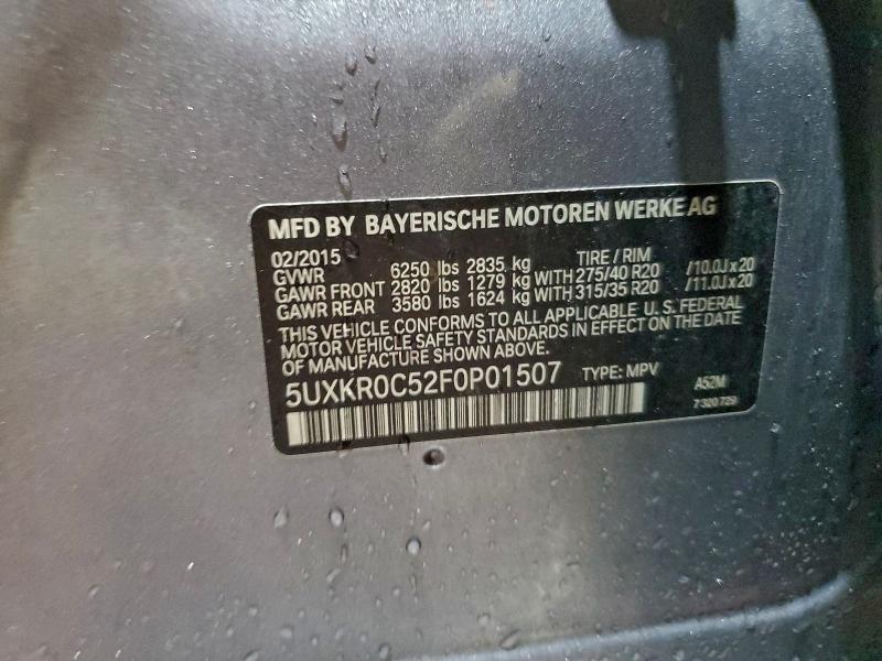 Продажа на аукционе авто 2015 Bmw X5, vin: 5UXKR0C52F0P01507, номер лота: 94957605