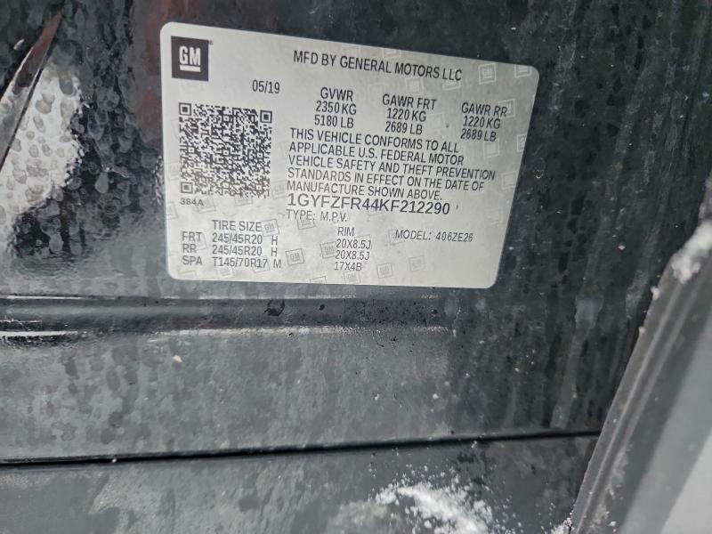 Aukcja sprzedaży 2019 Cadillac Xt4 Sport, vin: 1GYFZFR44KF212290, numer aukcji: 96201325