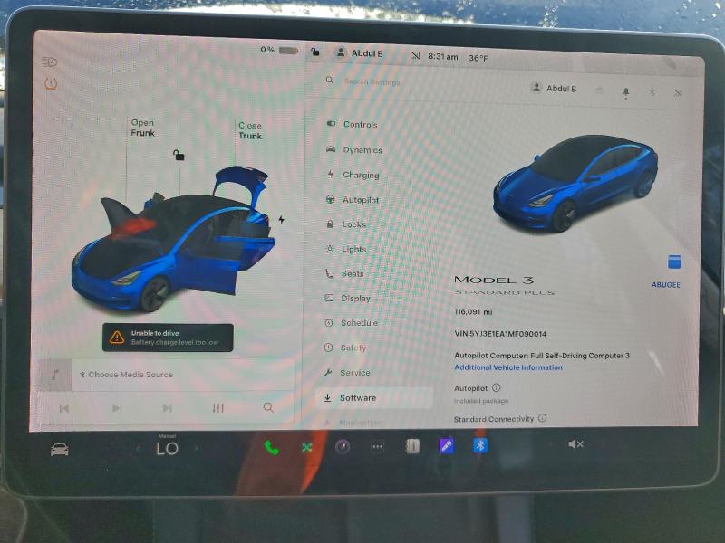 Aukcja sprzedaży 2021 Tesla Model 3, vin: 5YJ3E1EA1MF090014, numer aukcji: 94026915