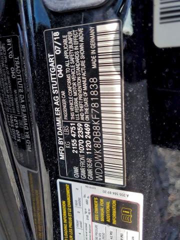 Продажа на аукционе авто 2019 Mercedes-benz C 300, vin: WDDWK8DB8KF781838, номер лота: 98344485