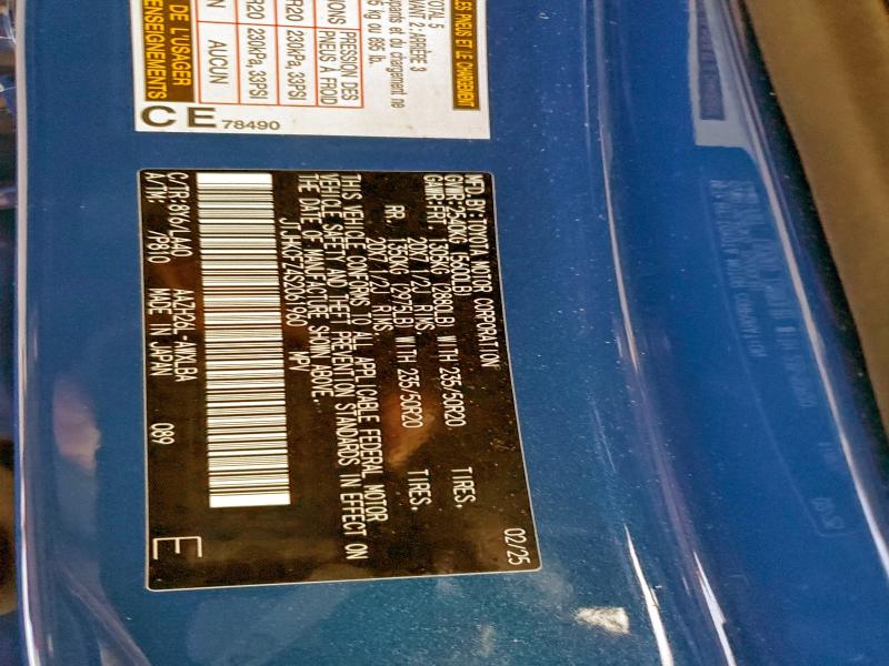 2025 Lexus Nx მანქანა იყიდება აუქციონზე, vin: JTJHKCFZ4S2061960, აუქციონის ნომერი: 95938995