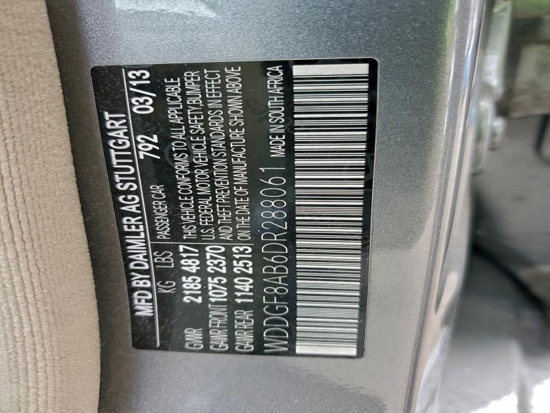 Продаж на аукціоні авто 2013 Mercedes-benz C, vin: WDDGF8AB6DR288061, номер лоту: 94725185
