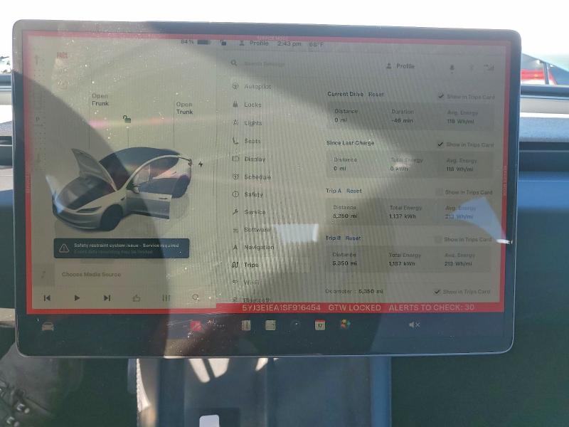 Продажа на аукционе авто 2025 Tesla Model 3, vin: 5YJ3E1EA1SF916454, номер лота: 96115315