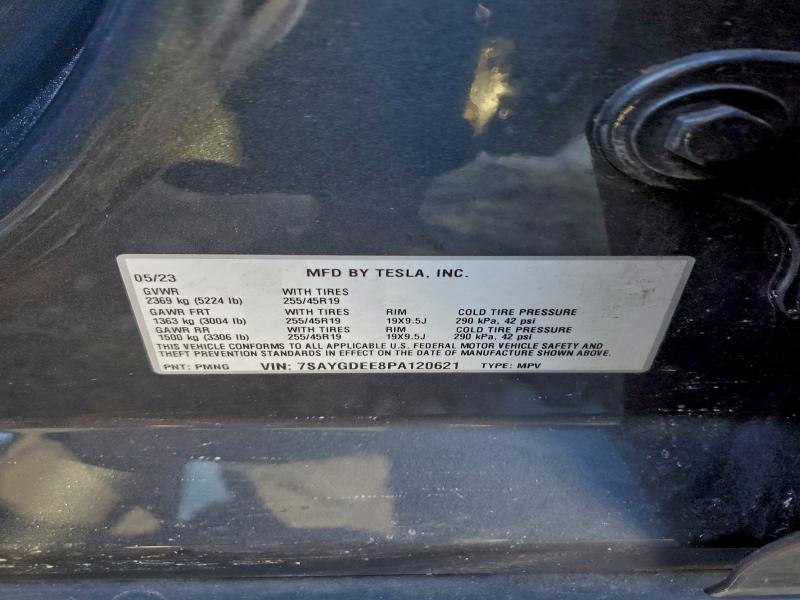 Aukcja sprzedaży 2023 Tesla Model Y, vin: 7SAYGDEE8PA120621, numer aukcji: 96990875