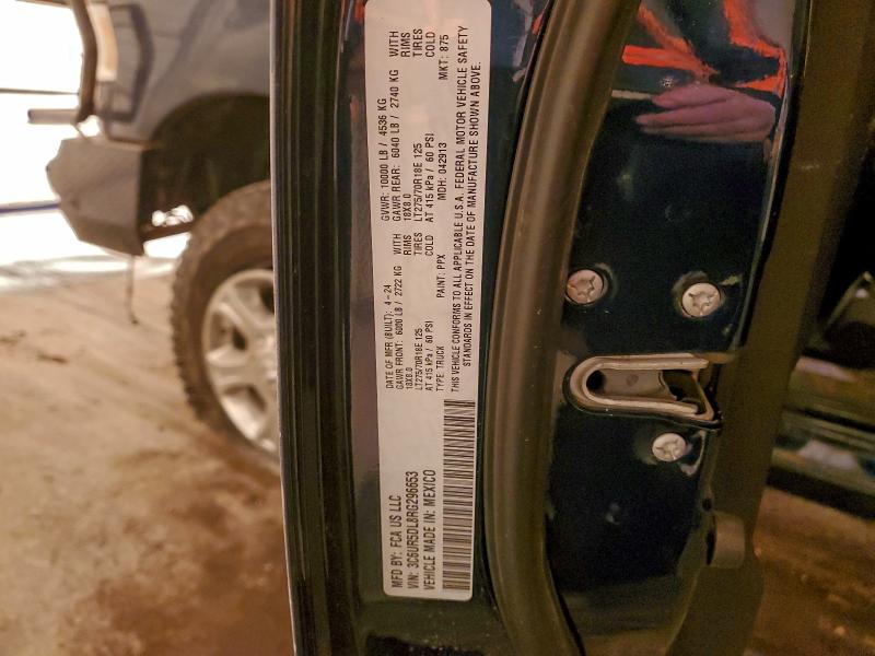 2024 Ram 2500 მანქანა იყიდება აუქციონზე, vin: 3C6UR5DL8RG296653, აუქციონის ნომერი: 51525246