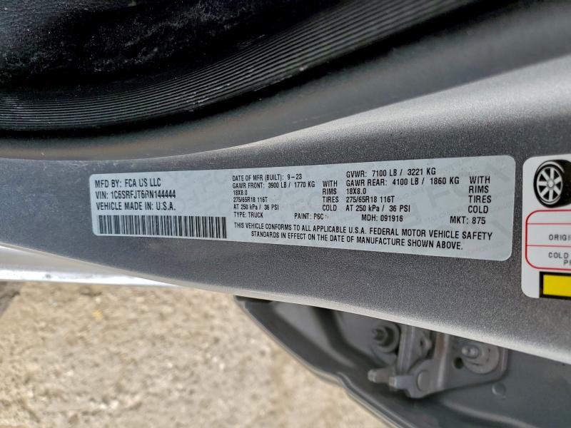 Продаж на аукціоні авто 2024 Ram 1500, vin: 1C6SRFJT6RN144444, номер лоту: 97281375