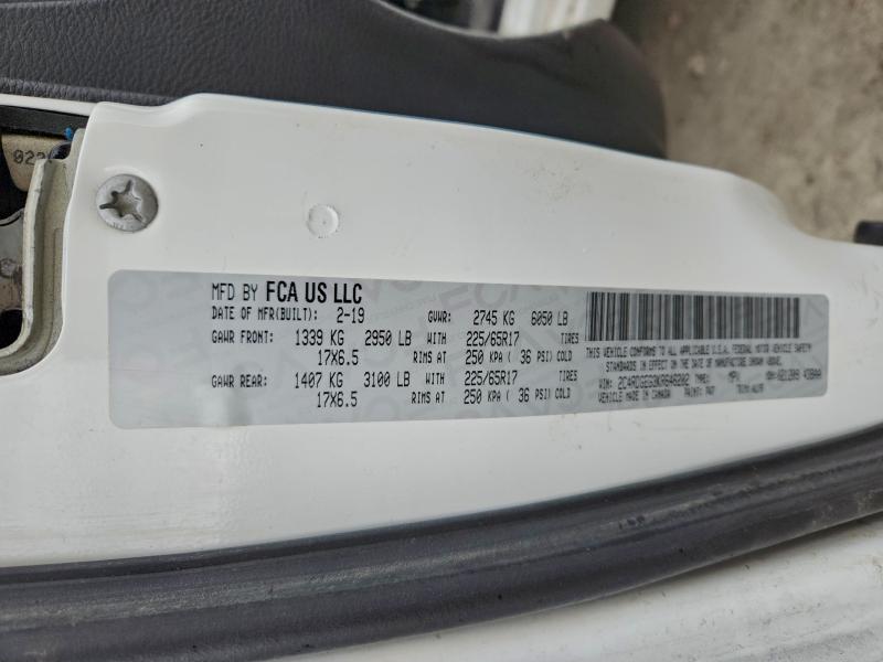 97090325 :رقم المزاد ، 2C4RDGEG3KR646202 vin ، 2019 Dodge Grand Caravan مزاد بيع