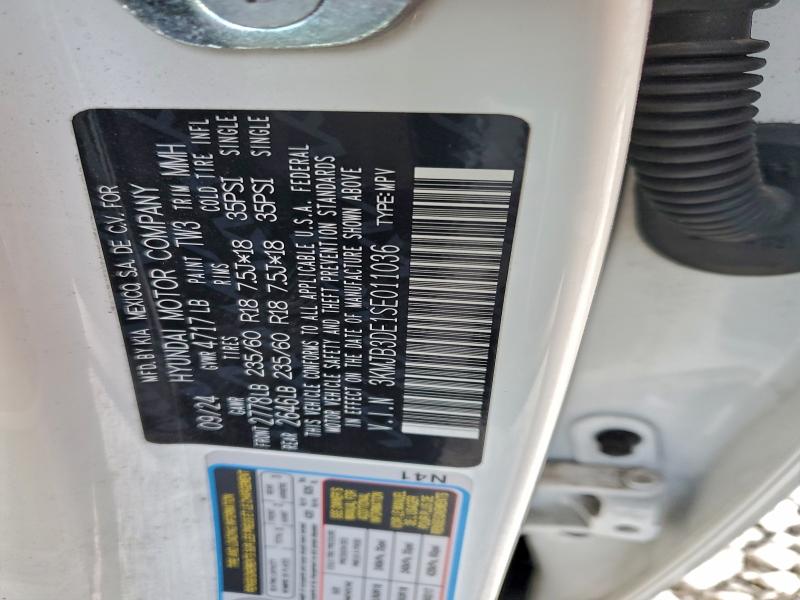 97958815 :رقم المزاد ، 3KMJB3DE1SE011036 vin ، 2025 Hyundai Tucson مزاد بيع