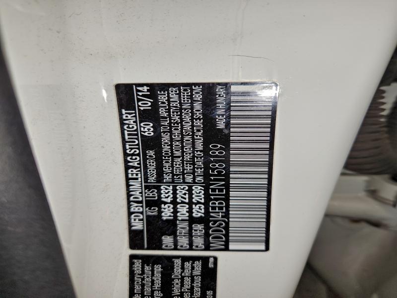 Продажа на аукционе авто 2014 Mercedes-benz Cla 250, vin: WDDSJ4EB1EN158189, номер лота: 95798355