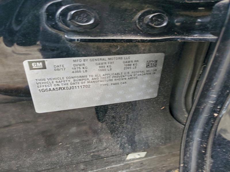 Продажа на аукционе авто 2018 Cadillac Ats, vin: 1G6AA5RX0J0111702, номер лота: 96467695