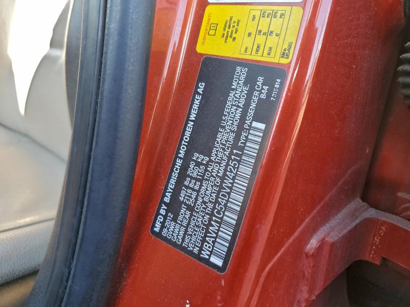 Продажа на аукционе авто 2013 Bmw X1, vin: WBAVM1C54DVW42511, номер лота: 96563625